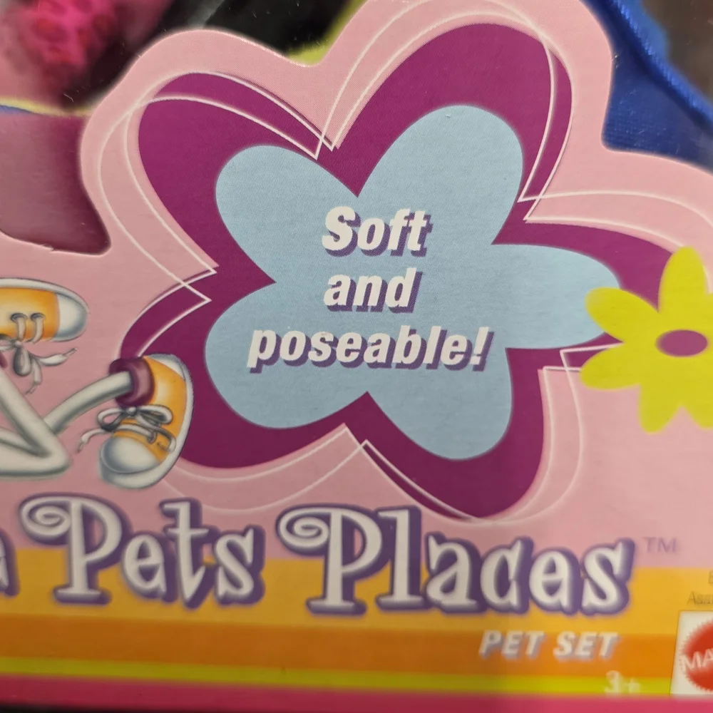 Barbie Pose-Me Pets Plush. NEW IN NEVER OPENED BOX. Vintage 2002 RARE